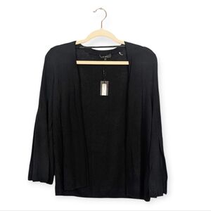 NWT Le Gali Black Gretchen Split Sleeve Sweater Cardigan Size M